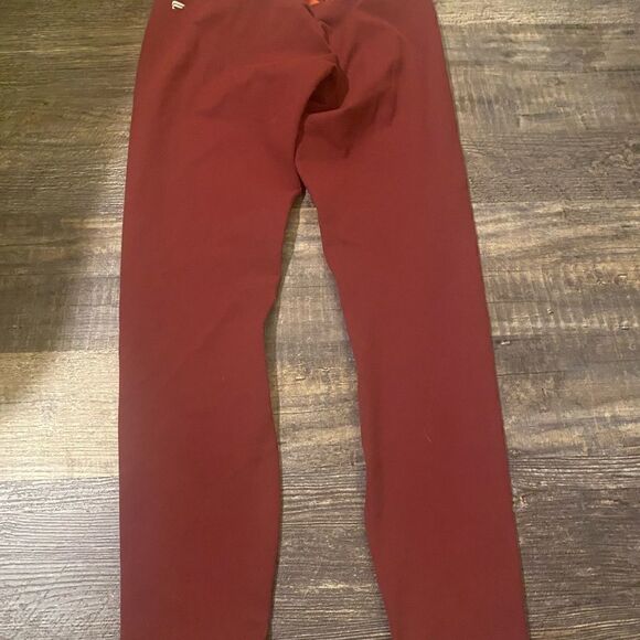 [fabletics] power hold maroon elastic back high waist 7/8 legging EUC #4 - Picture 8 of 11